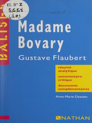 cover image of Madame Bovary